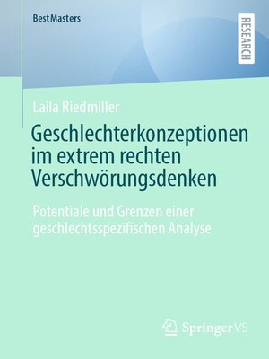 cover image of Geschlechterkonzeptionen im extrem rechten Verschwörungsdenken
